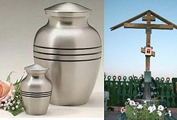 Захоронение урны с прахом